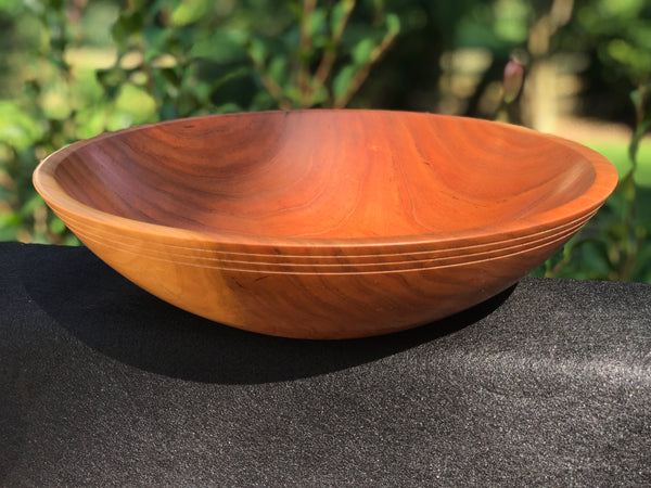 Cherry Salad Bowl with Decorative Band