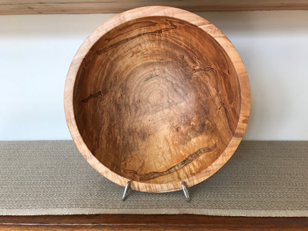 Ambrosia Maple Bowl with Pedestal Foot
