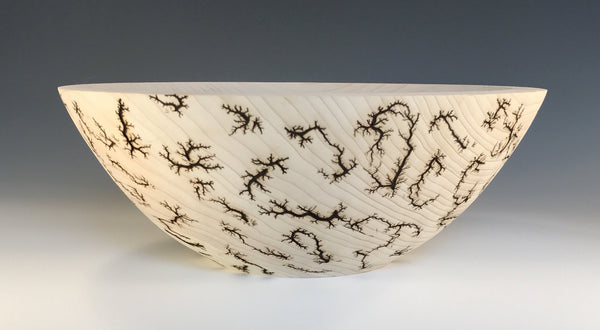 Lichtenberg Fractal Cypress Bowl
